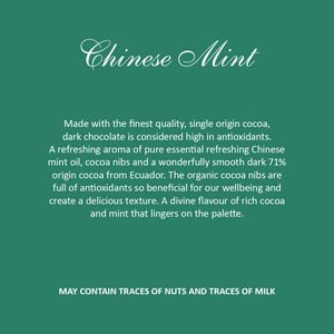 Chinese Mint 71% cocoa