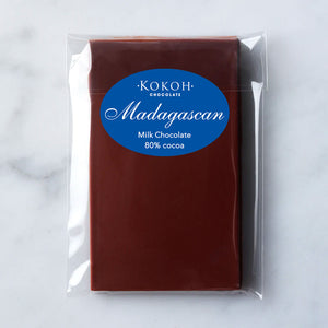 Madagascan Milk Chocolate 80% Cocoa Raisetrade
